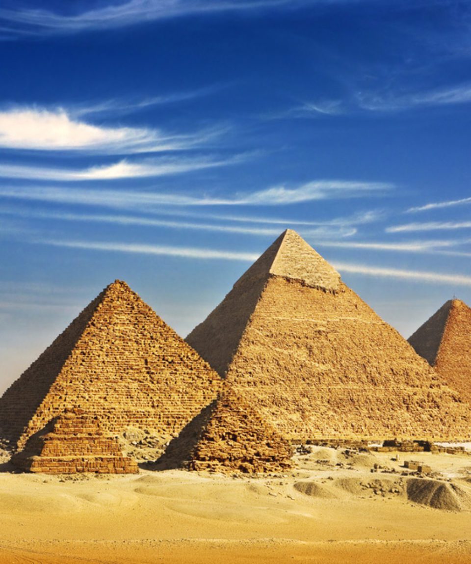 Giza Pyramids and Sphinx