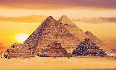 Giza Pyramids and Sphinx